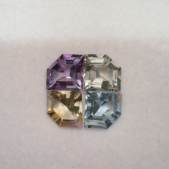 6.2ct Pie Cut Gemstones