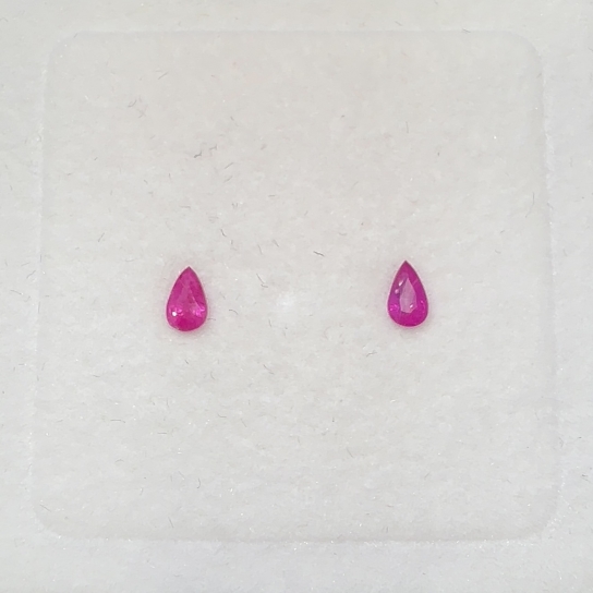 0.43ct Ruby Pair 