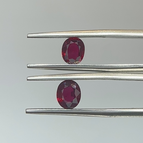 0.75ct & 0.83ct Ruby Pair