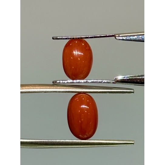 3.2ct Coral Pair