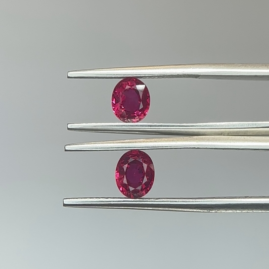 0.78ct & 0.87ct Ruby Pair