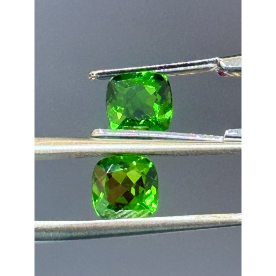 2.08ct Brilliant cut Diopside Pair
