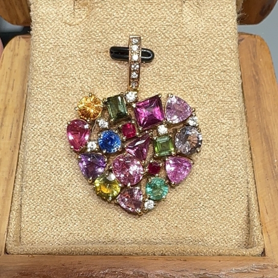 Multiple Gems 18K Gold