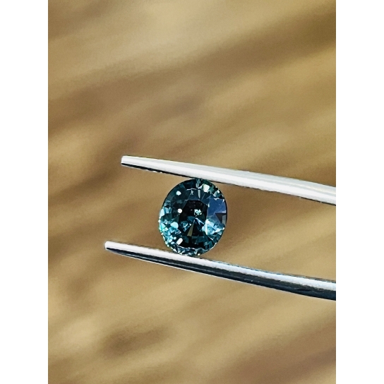 2.03ct Colour Changing Teal Sapphire