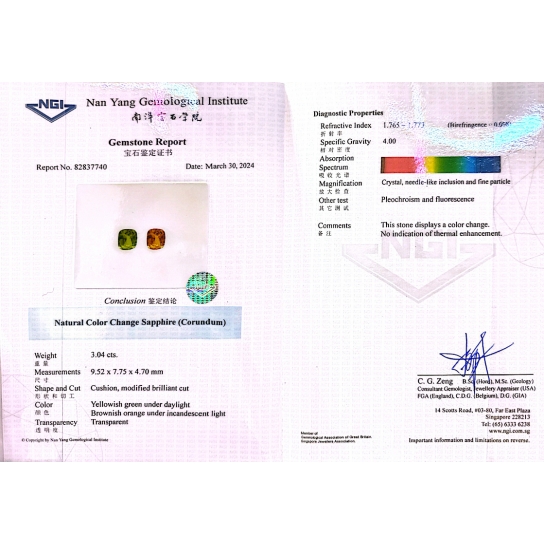 3.04ct Sapphire 