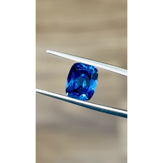 3.24ct Excellent Faceted London Blue Topaz