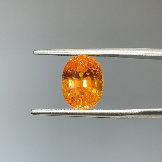 5.97ct Orange Sapphire