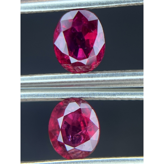 1.63ct Ruby Pair