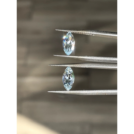 2.23ct Aquamarine Marquise Pair 