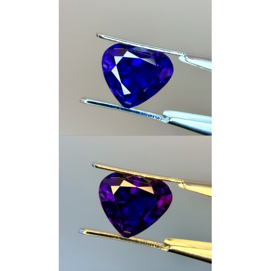 4.01ct Heart Sapphire NGI Certified