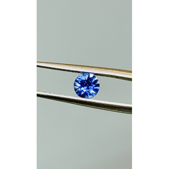 0.52ct Excellent Faceted Blue Sapphire