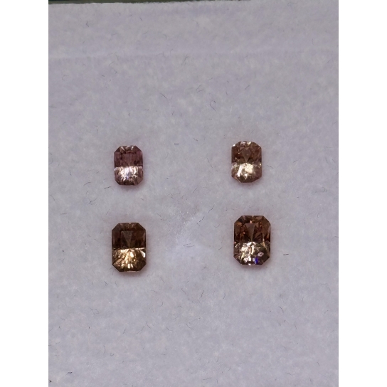 1.6ct Brilliant Cut Malay Garnet Set