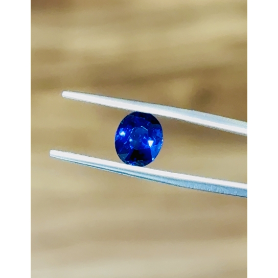 1.43ct Excellent Faceted Blue Sapphire