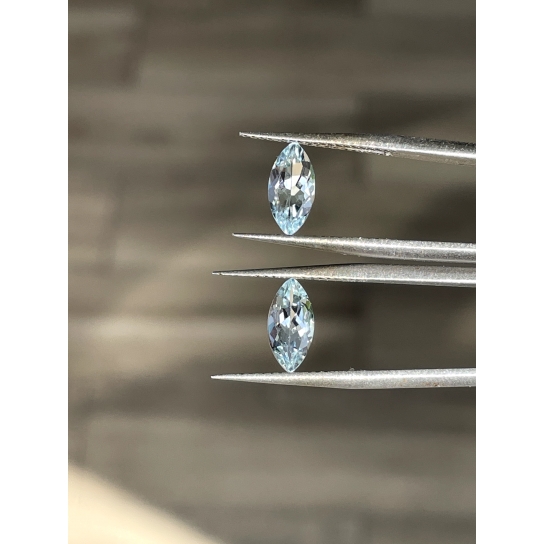 2.23ct Aquamarine Marquise Pair 